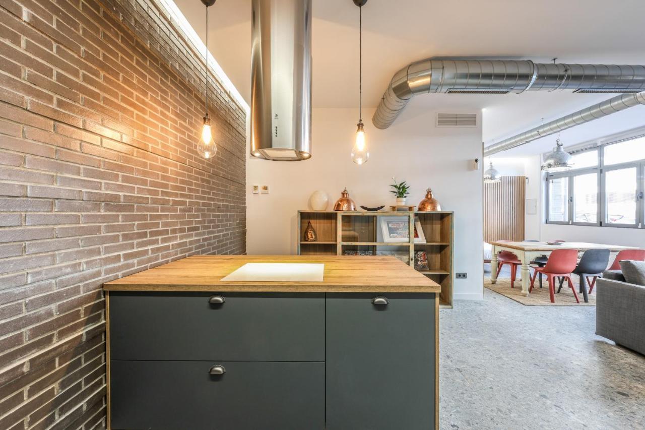 Loft Reformado Industrial Leilighet Madrid Eksteriør bilde