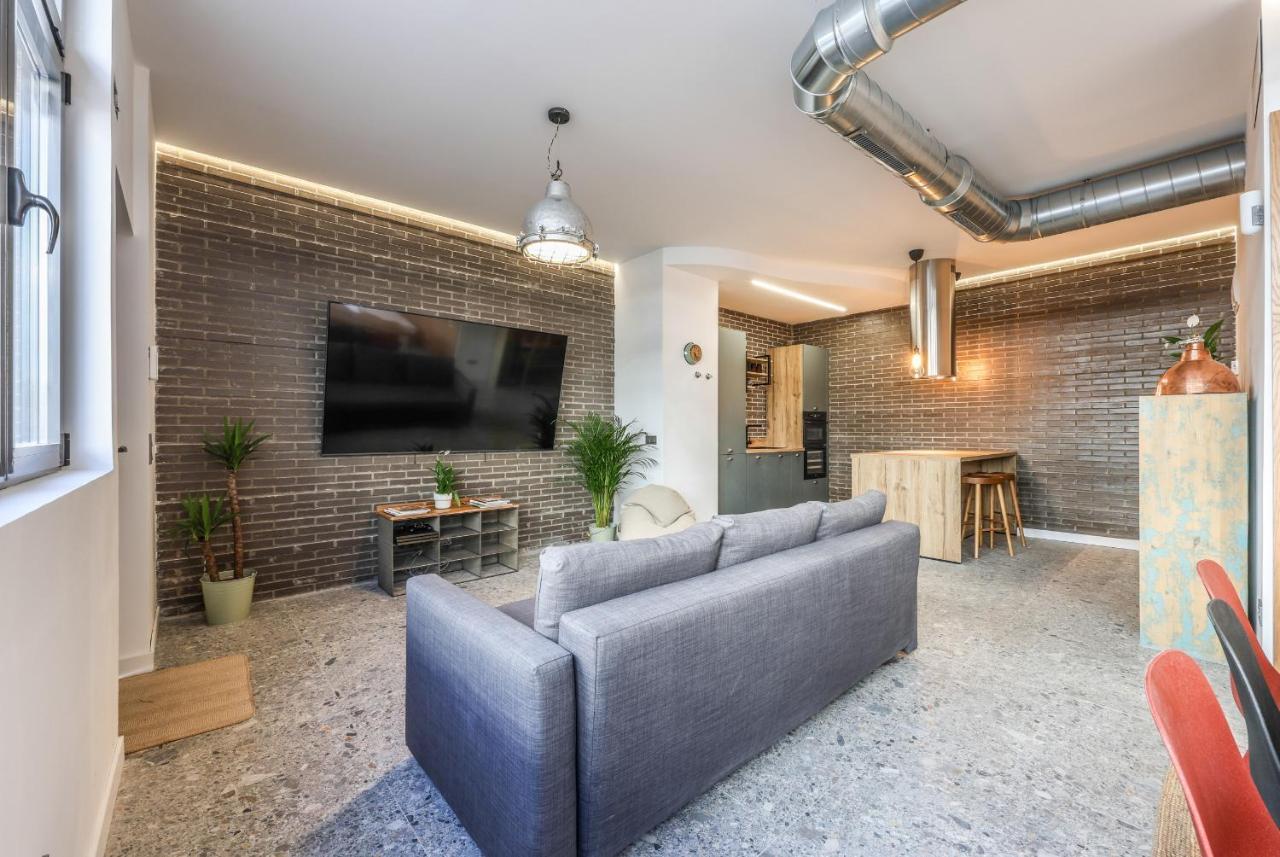 Loft Reformado Industrial Leilighet Madrid Eksteriør bilde